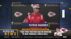 Patrick Mahomes motivated by Eric Bieniemy's return