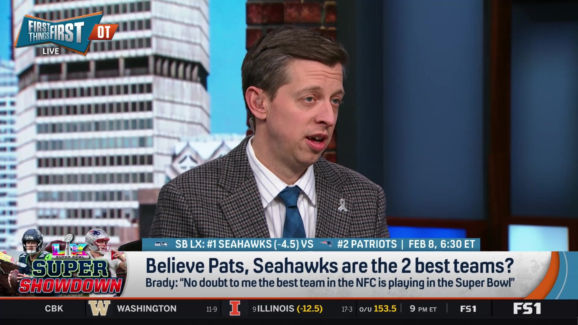 Debate on Patriots & Seahawks as Best Teams + Statistical Comparison