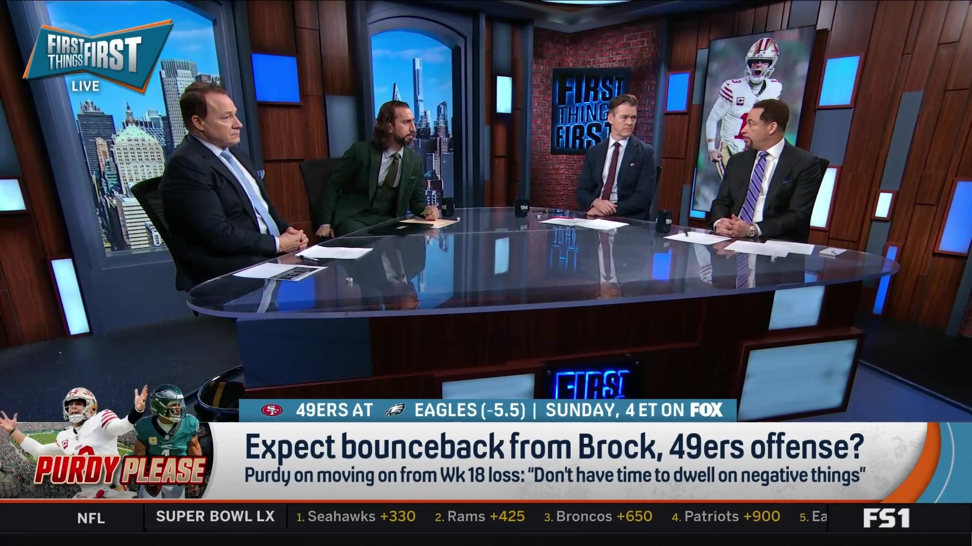 Debate: Will Brock Purdy have a bounce-back game against Eagles defense?