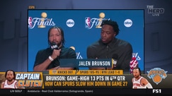 Jalen Brunson on Knicks' teamwork and luck in Game 1 win
