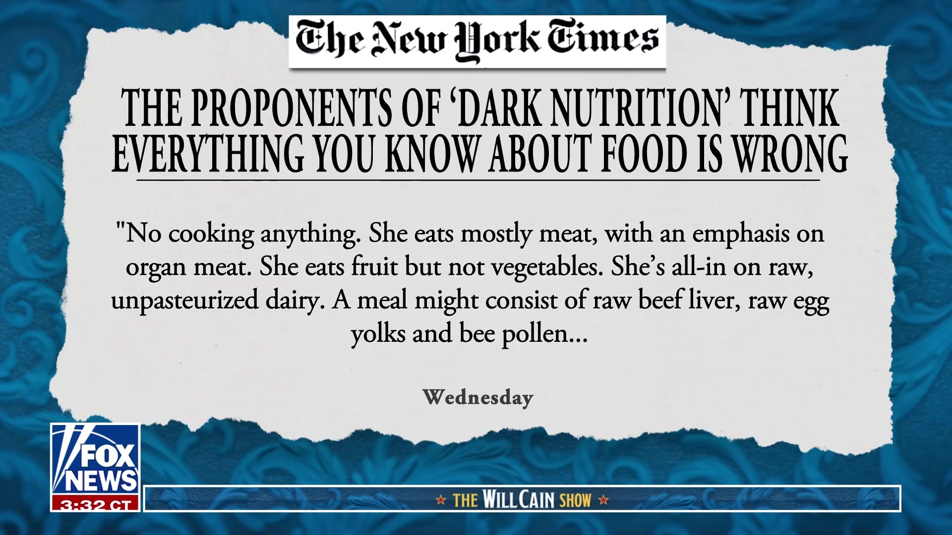 Watch Will Cain and Dr. Drew Pinsky react to 'dark nutrition' trend ...