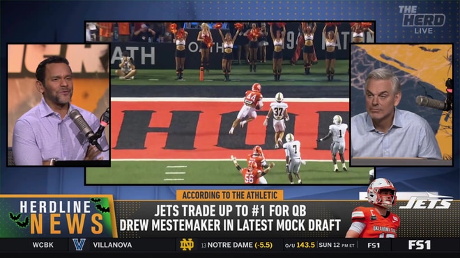 Jason McIntyre reacts to the latest New York Jets mock draft