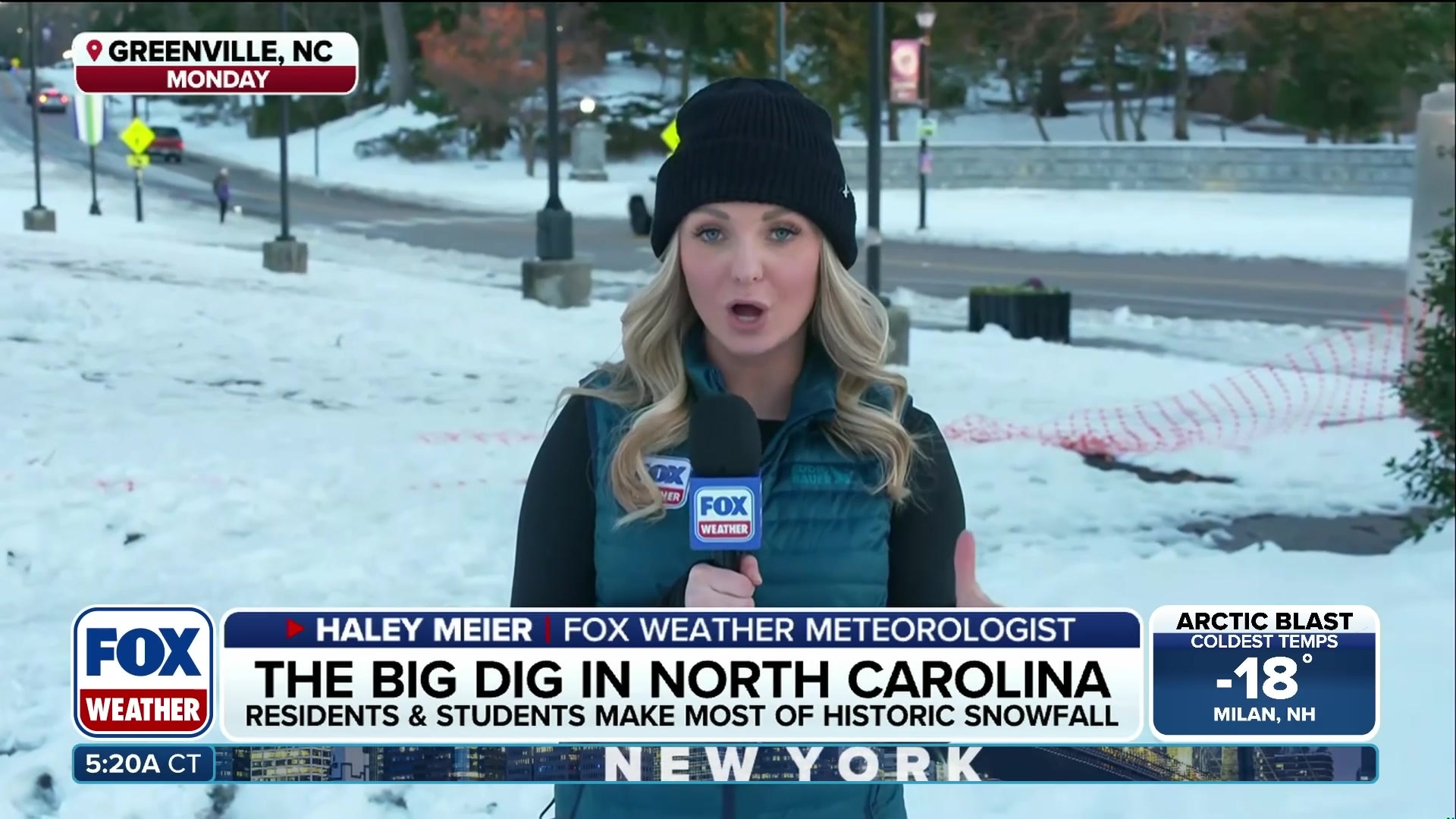 Greenville, NC digs out from historic snowstorm