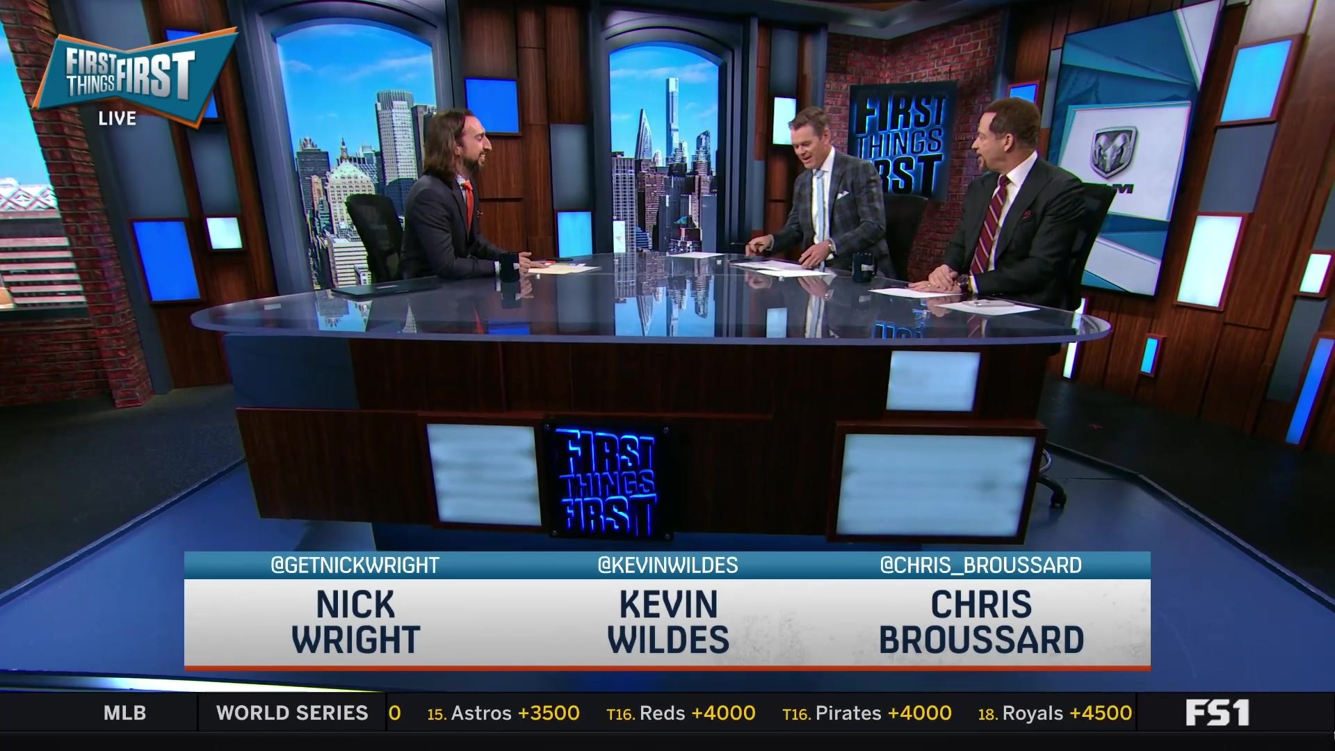 Kevin Wildes jokes about being the star of First Things First