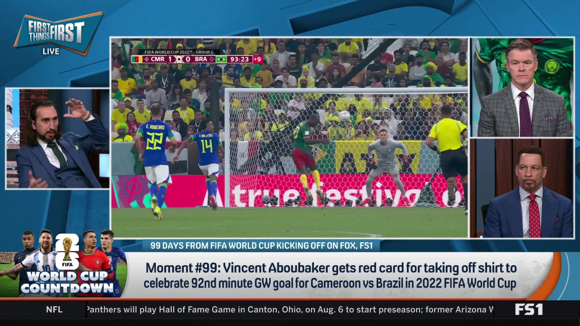 Cameroon's surprising World Cup victory against Brazil