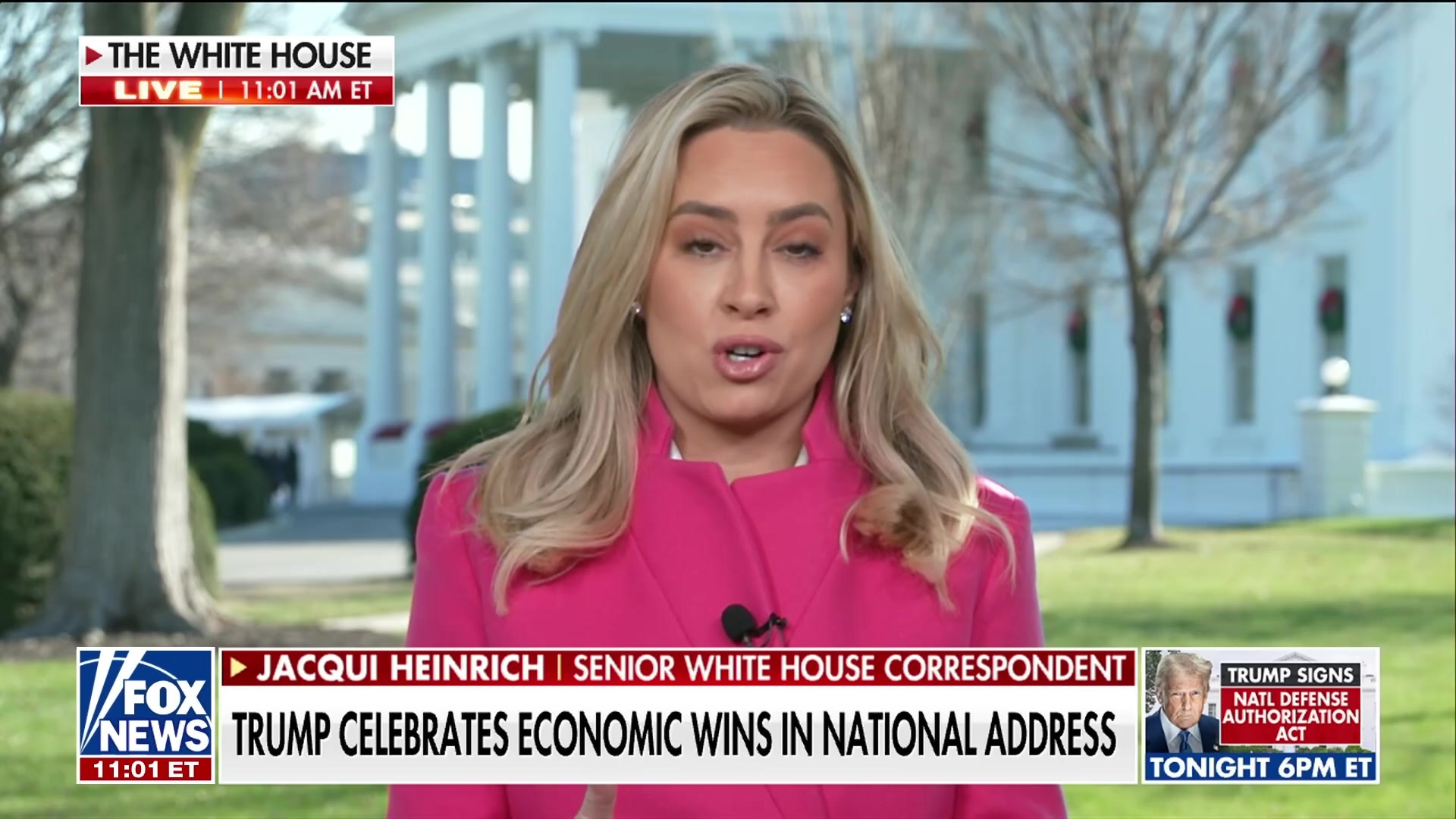 Jacqui Heinrich reports on Trump's message: 'Biden broke it, President Trump is fixing it'