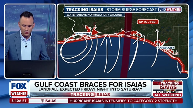 Ari Sarsalari explains the dangers of hurricane storm surge