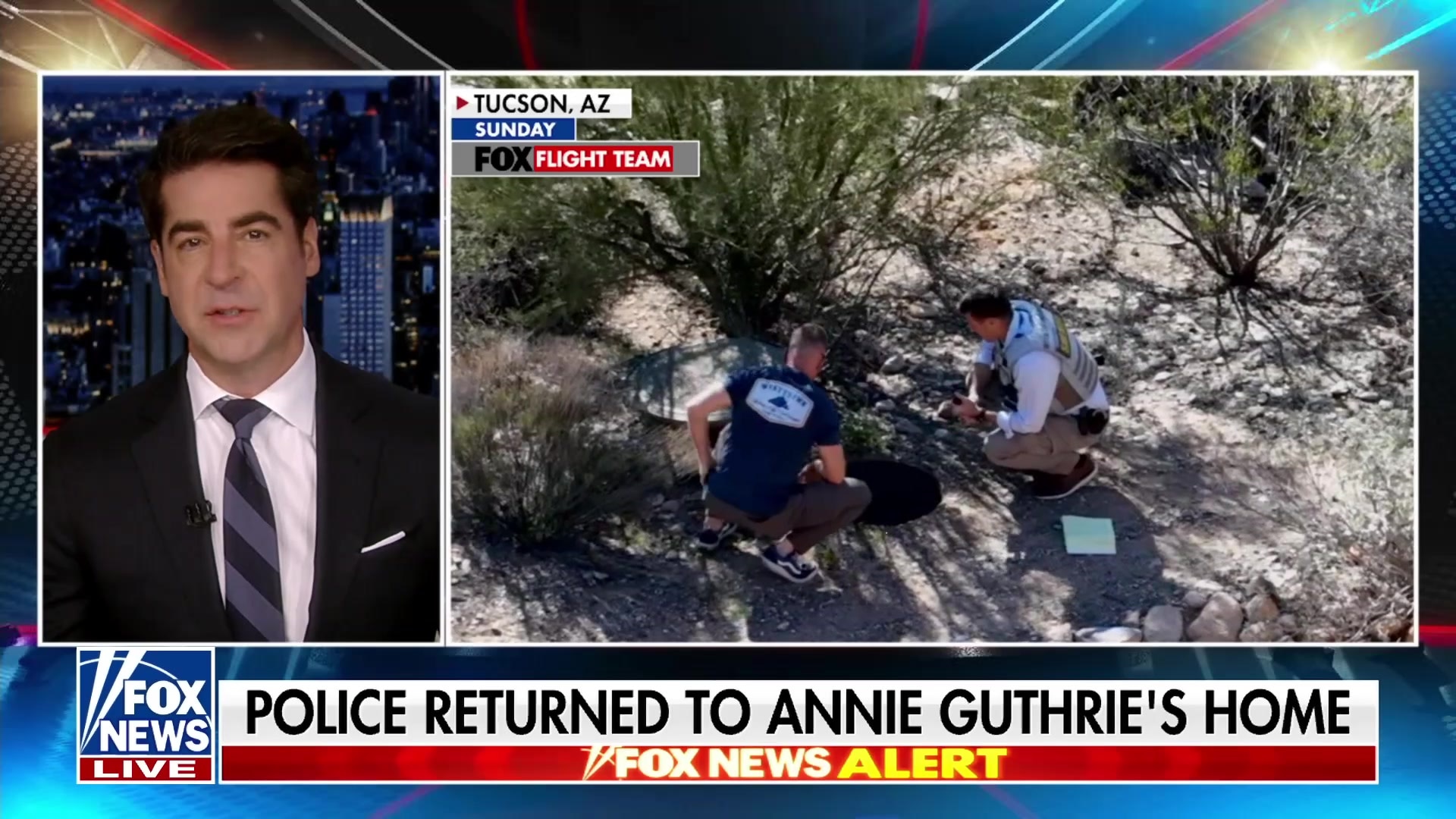 Investigators search Nancy Guthrie's septic tank, drone footage reveals remote property