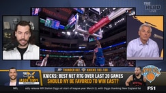Are the New York Knicks favored to win the Eastern Conference?