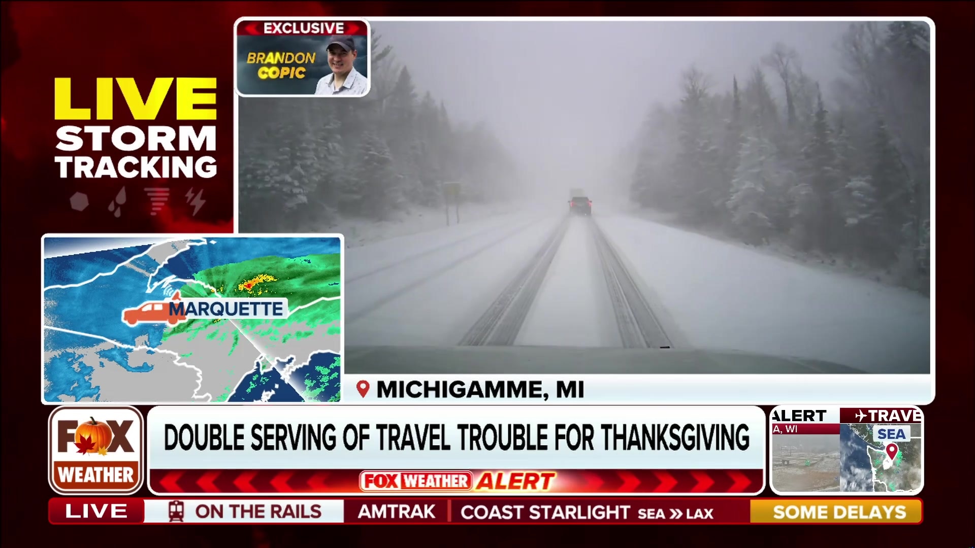 Dangerous road conditions and multiple crashes in Minnesota due to blinding snow