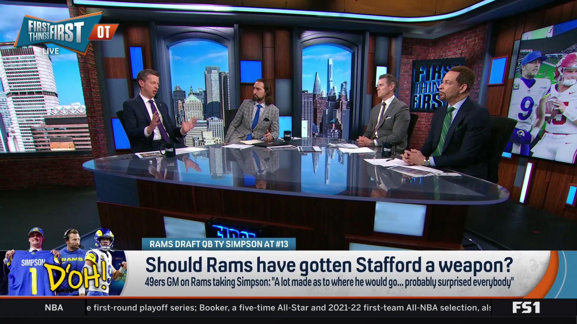 John Lynch's Smile & Rams' Ty Simpson Pick: 'This is Ridiculous!'