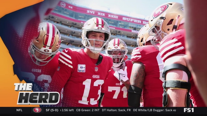 Colin Cowherd says Brock Purdy is playing like the best quarterback ever