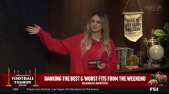 Hannah Montoya rates Packers TE Josh Whyle's pregame Zubaz pants