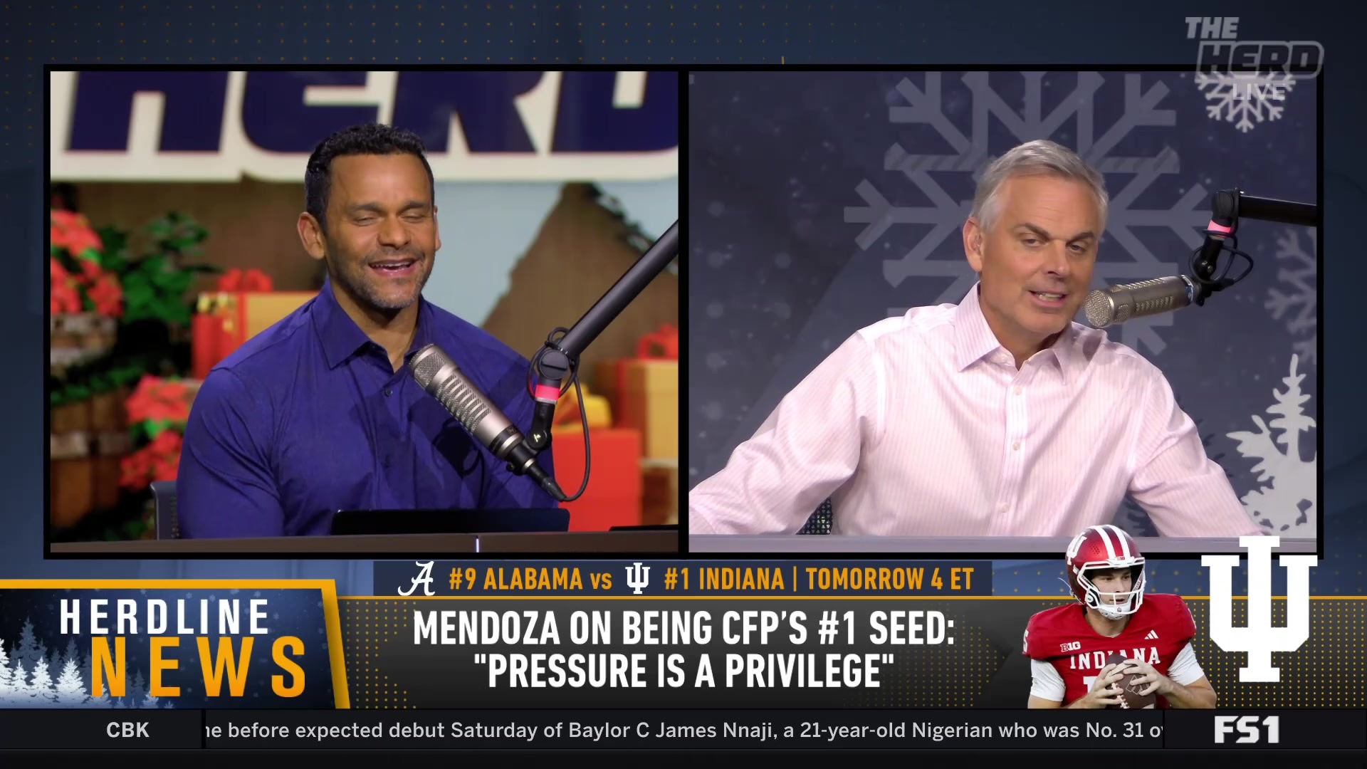Why Colin Cowherd Admires Fernando Mendoza