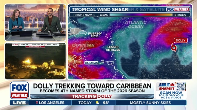 Tropical Storm Dolly brings much-needed rain to drought-stricken Puerto Rico