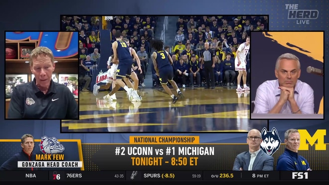 Mark Few on Michigan's physicality ahead of national championship