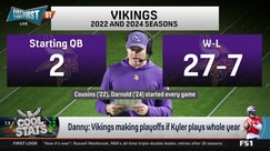 Why quarterback stability is the key to the Vikings' playoff hopes
