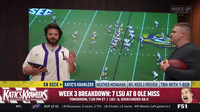 Sam Levitt showcases elite arm talent on the run for LSU