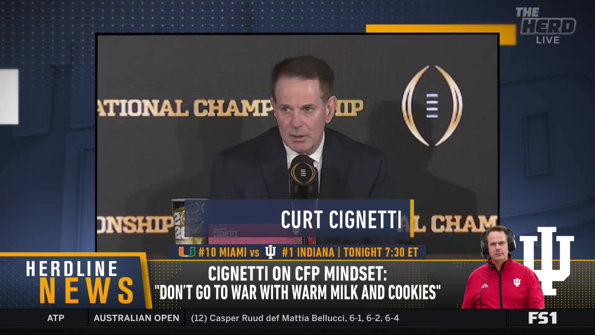 Curt Cignetti's killer CFP mindset and a preview of Indiana vs. Miami