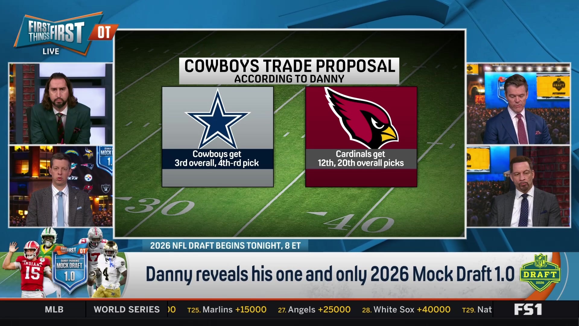 Nick Wright Disagrees with Cowboys Trading Up for Reese