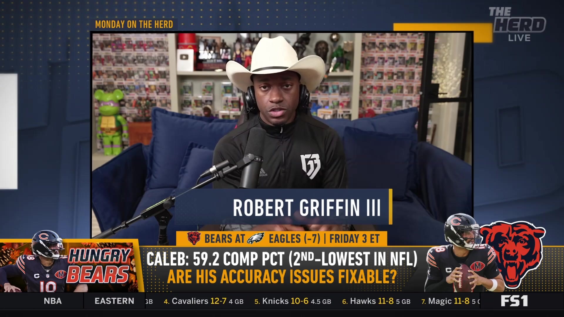 Robert Griffin III declares quarterback accuracy a myth