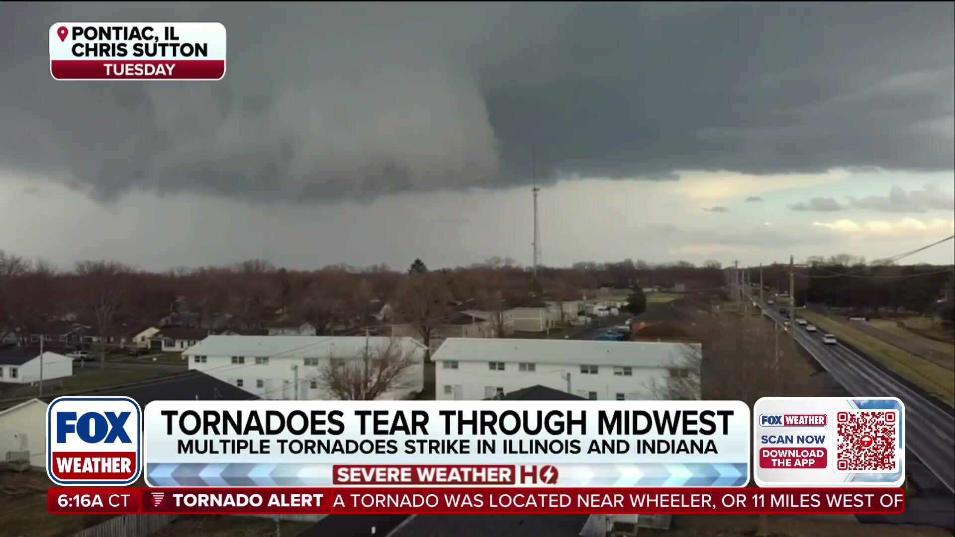 Watch Multiple tornadoes strike Illinois and Indiana, causing ...