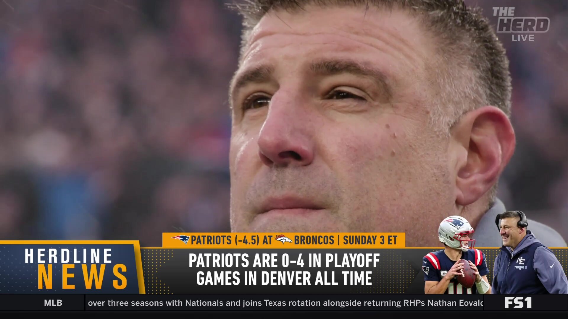 New England Patriots' abysmal playoff record in Denver discussed