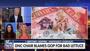 Trace Gallagher reacts to DNC chair blaming GOP for bad lettuce