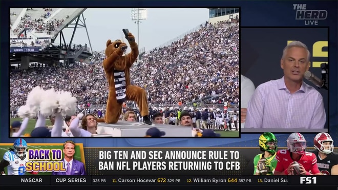 Colin Cowherd calls out sports media's hyperbole in college football