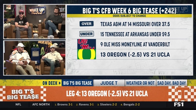 Big T breaks down his Week 6 college football teaser picks