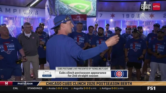 Chicago Cubs clinch postseason berth with win over Marlins