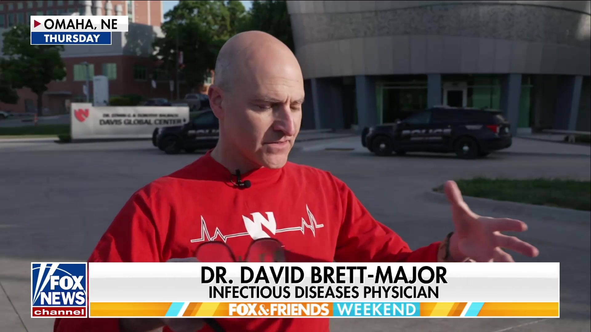 Medical 'hero' Dr. Brett-Major reveals unique Hantavirus flight conditions