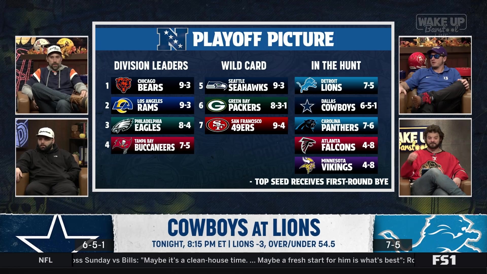 The NFC Playoff Picture: Who's really "In the Hunt"?