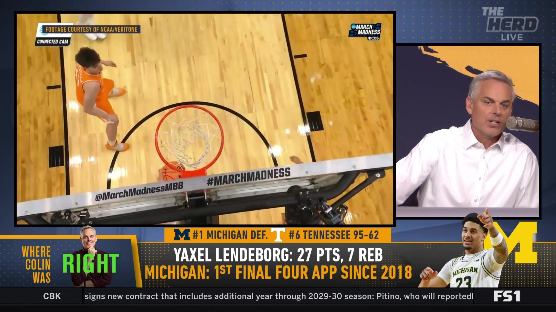 Colin was right about Michigan basketball