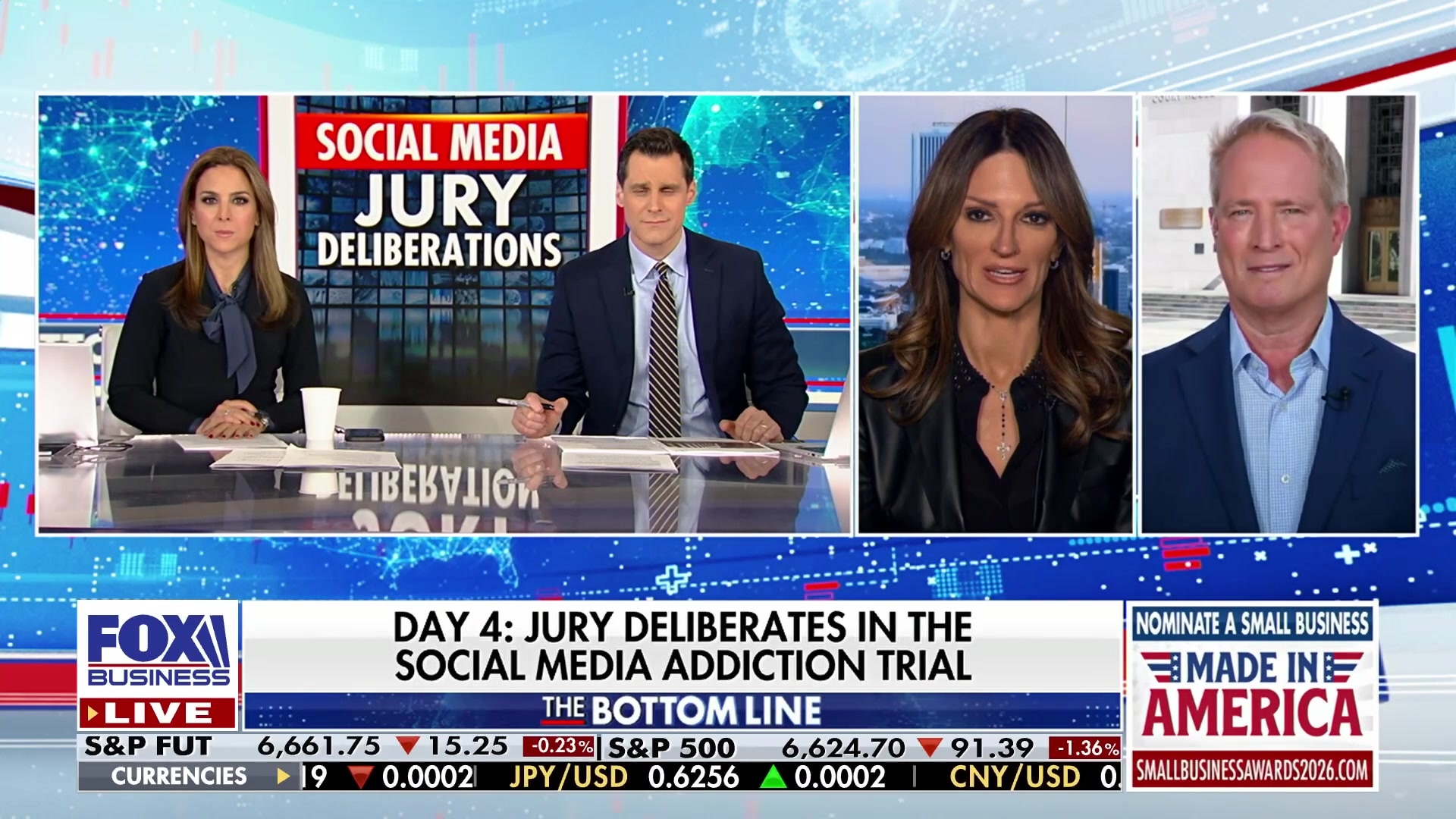 Social media addiction trial jury deliberates on damages