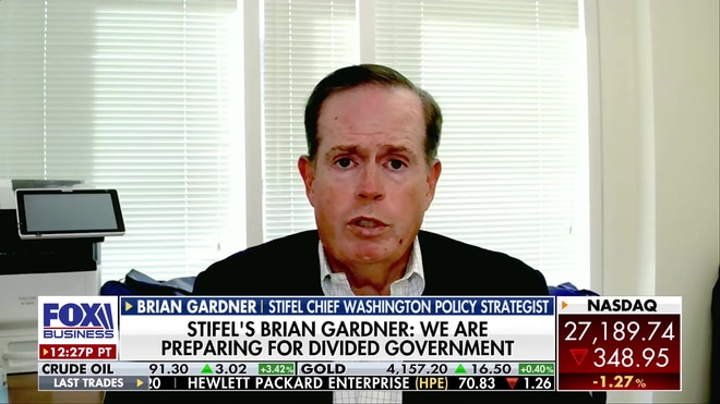 Brian Gardner prepares investors for a divided government and gridlock