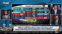 Why Fernando Mendoza might sit behind Kirk Cousins for the Raiders