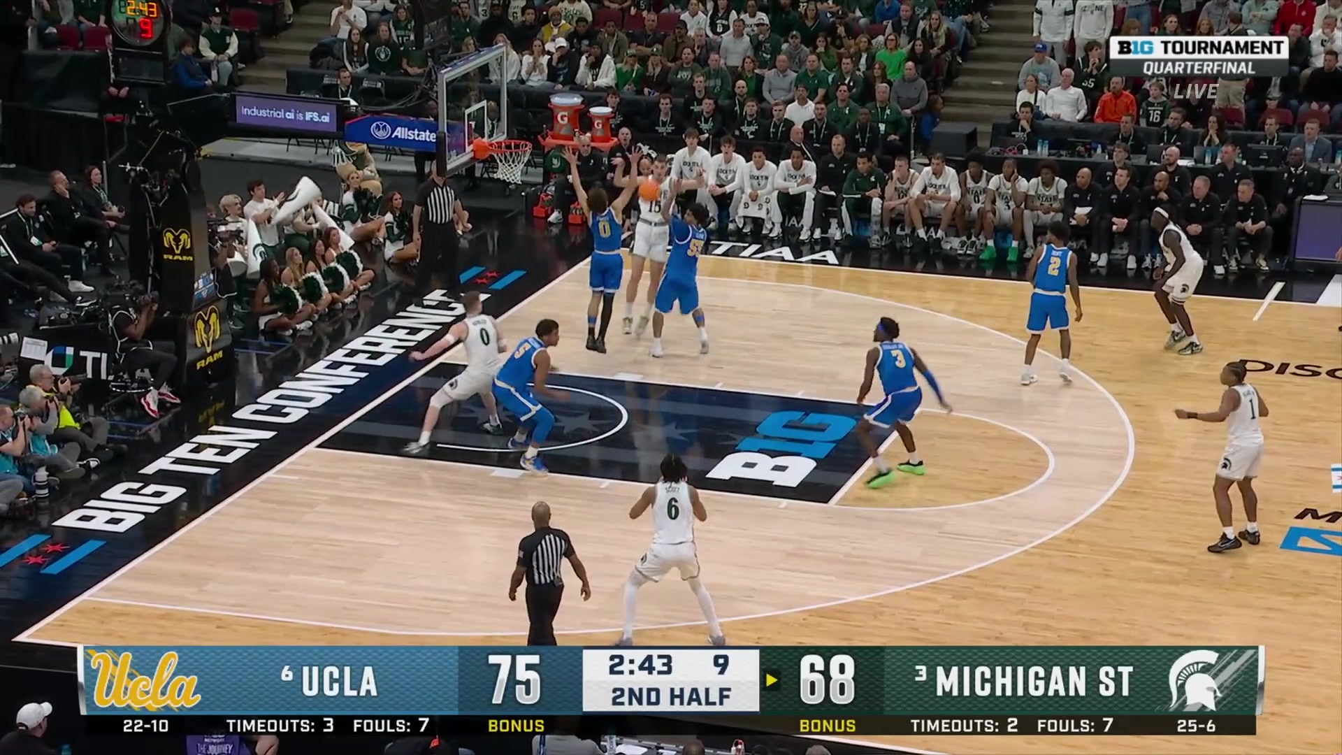 Jeremy Fears Jr. makes a spinning jump shot