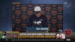 Ben Johnson reacts to phone interruption during press conference
