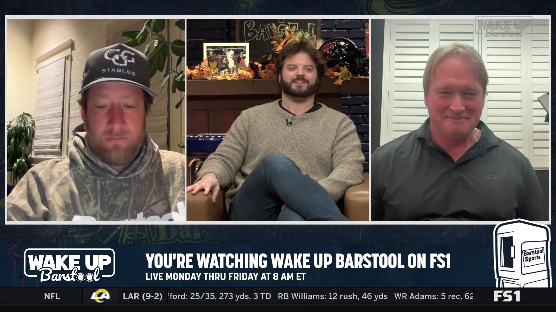 Jon Gruden highlights Elijah Clark's 'effort takes no talent' play