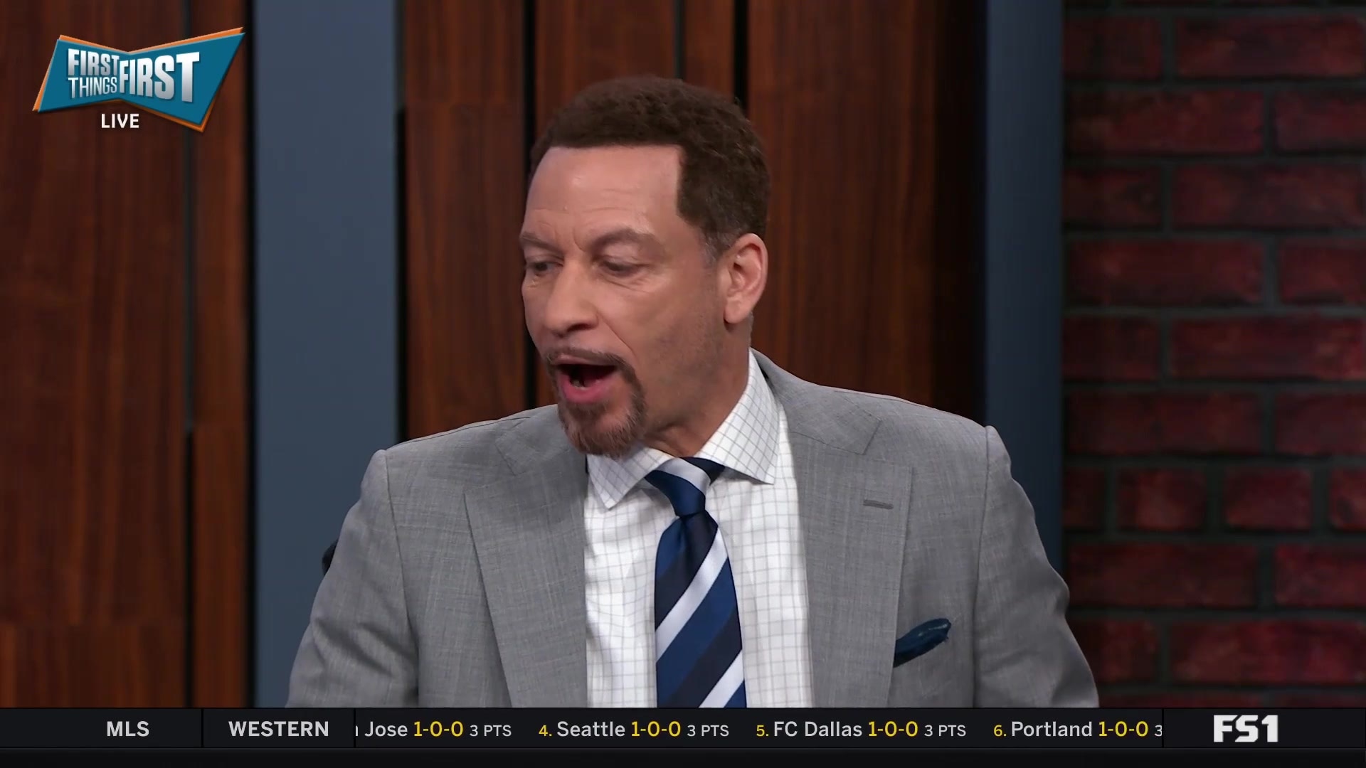 First Things First hosts discuss the ban of their beloved pie