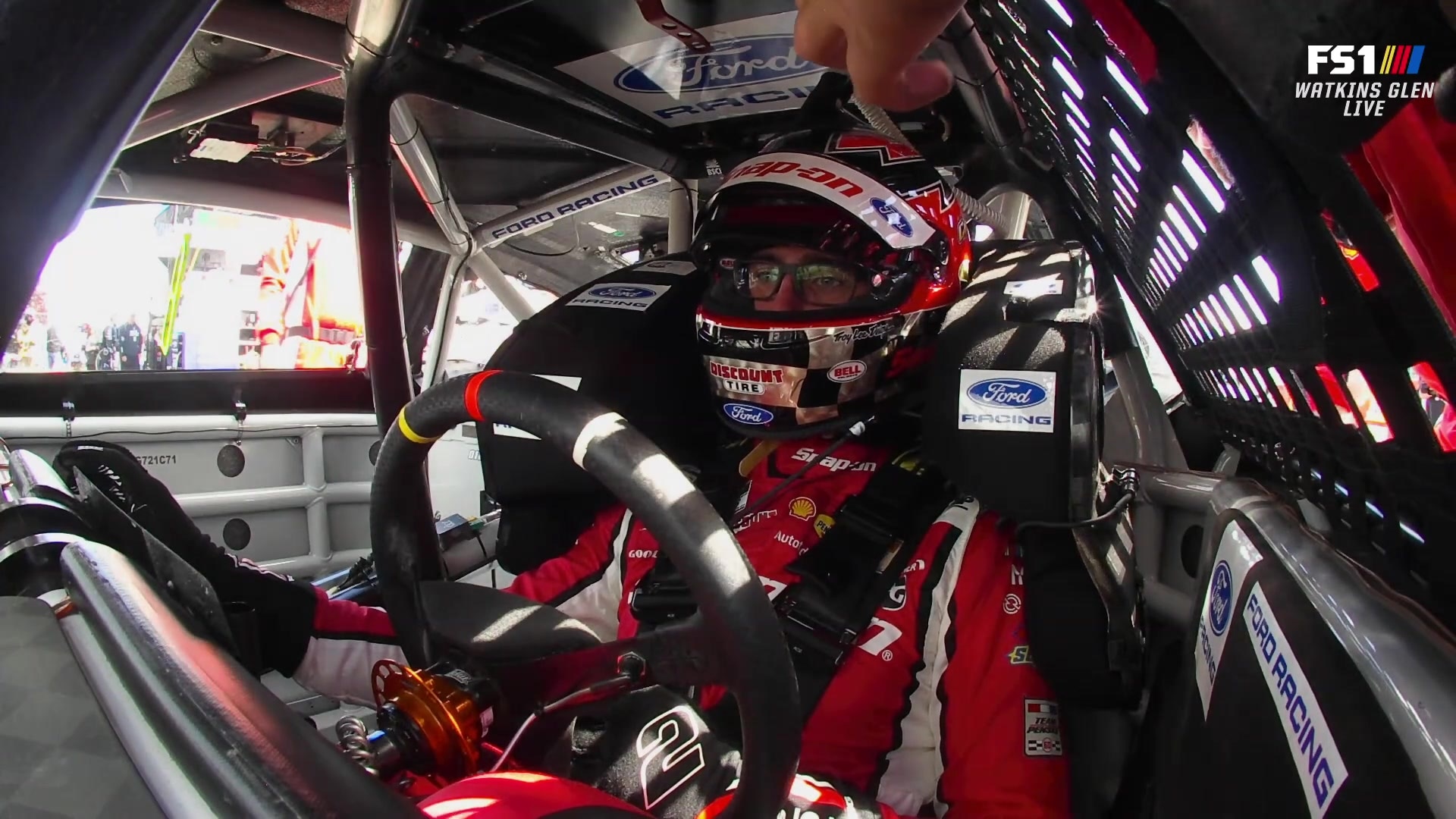 Grand Marshal John Harbuck Gives Command to Start Engines at The Glen