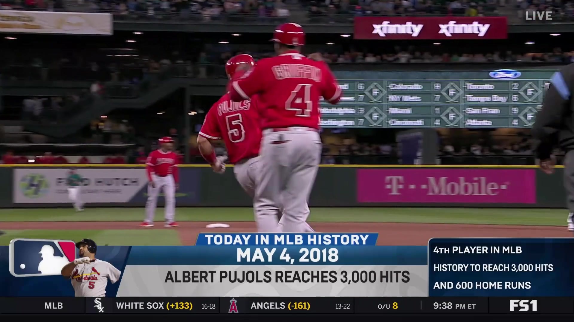 Albert Pujols joins elite 3,000-hit club with 600 home runs