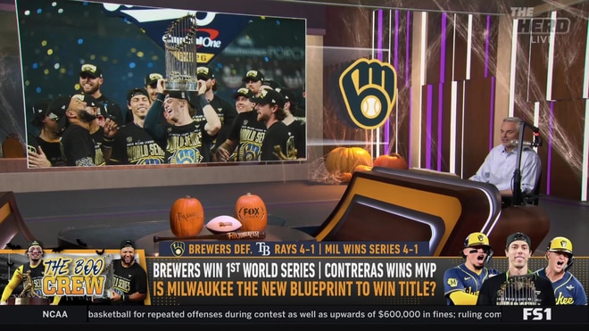 Milwaukee Brewers win World Series as Christian Yelich celebrates historic title