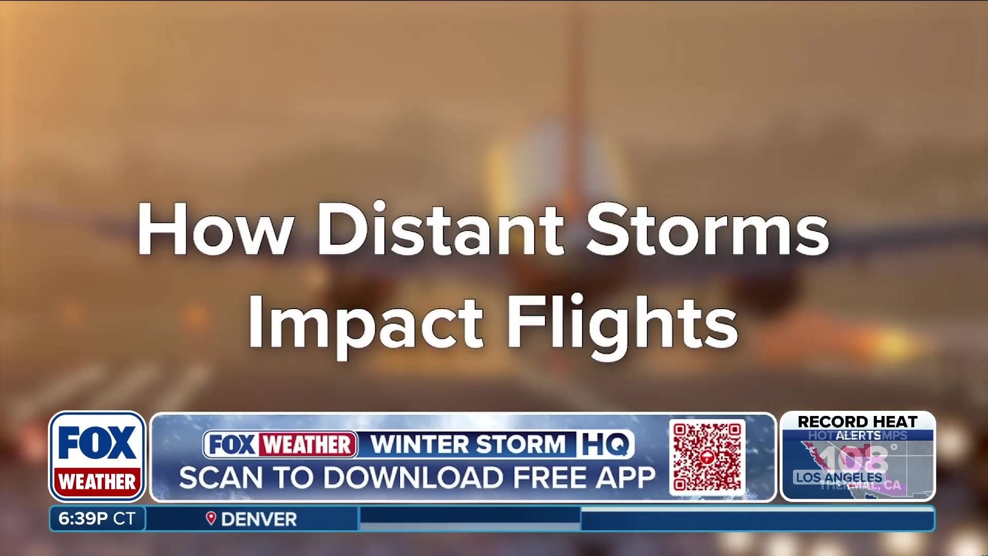 How distant storms cause cascading flight delays