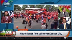 Netherlands Fans flood Kansas City streets in a sea of orange
