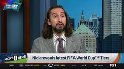 Nick Wright reveals latest FIFA World Cup Quarterfinal Tiers
