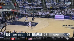 Amire Robinson makes a two-point layup