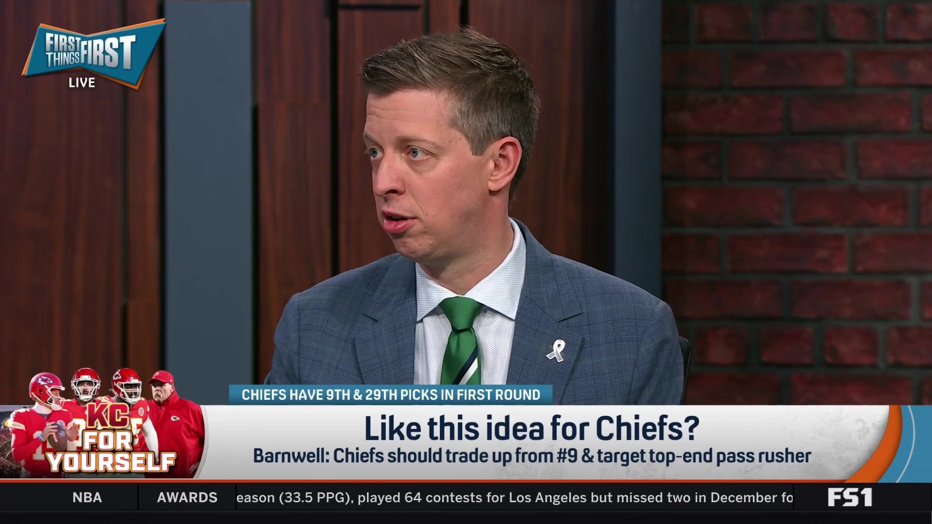 Kevin Wildes: Trade up for a 'Patrick Mahomes of defense'