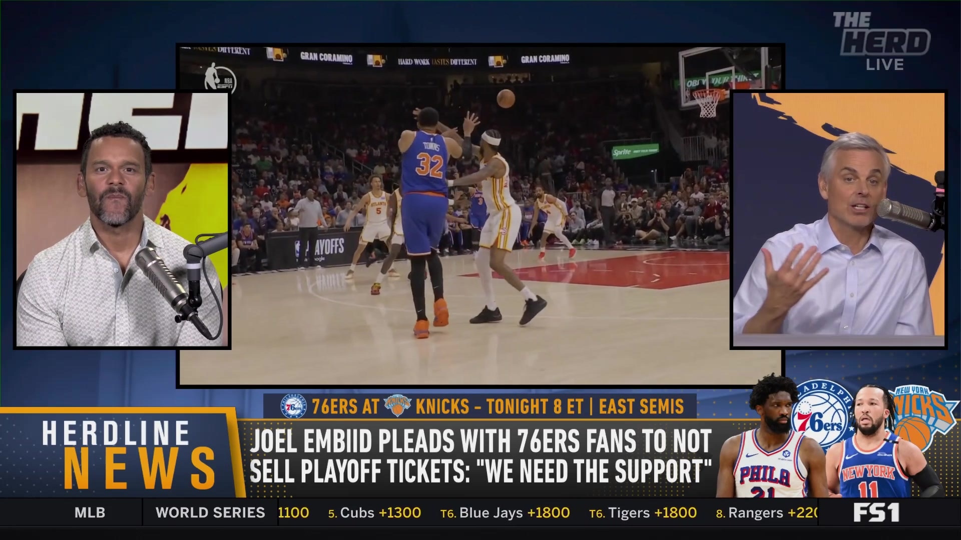 Colin Cowherd Ranks NBA Playoff Series by City Rivalry